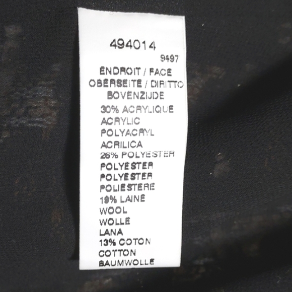 NWOT Amen Wardy Aspen Metallic Tweed Mid Length Designer Jacket Size 36FR - Picture 13 of 17